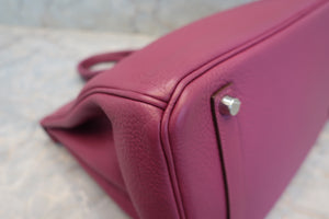 HERMES／エルメス バーキン35 トリヨンクレマンス トスカ □O刻印 ハンドバッグ 700080023
