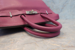 HERMES／エルメス バーキン35 トリヨンクレマンス トスカ □O刻印 ハンドバッグ 700080023
