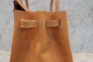 HERMES BIRKIN 40 Box carf leather Natural 〇Z刻印 Hand bag 600100048