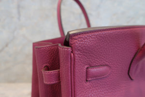 HERMES／エルメス バーキン35 トリヨンクレマンス トスカ □O刻印 ハンドバッグ 700080023