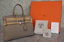 画像をギャラリービューアに読み込む, HERMES／エルメス バーキン30 トゴ トゥルティエールグレー □N刻印 ハンドバッグ 800090189
