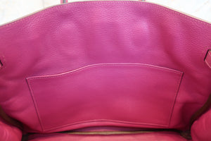 HERMES／エルメス バーキン35 トリヨンクレマンス トスカ □O刻印 ハンドバッグ 700080023