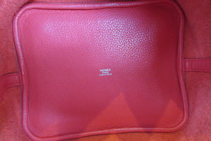 HERMES／エルメス ピコタンロックＭＭ トリヨンクレマンス ブーゲンビリア □N刻印 ハンドバッグ 600120027