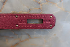 HERMES／エルメス バーキン35 トリヨンクレマンス トスカ □O刻印 ハンドバッグ 700080023