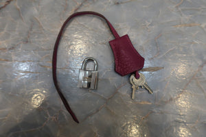 HERMES／エルメス バーキン35 トリヨンクレマンス トスカ □O刻印 ハンドバッグ 700080023