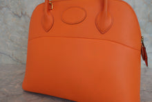 画像をギャラリービューアに読み込む, HERMES／エルメス ボリード31 ヴォーガリバー オレンジ □B刻印 ショルダーバッグ 800020069
