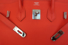 将图片加载到图库查看器，HERMES BIRKIN 35 Clemence leather Capucine □P刻印 Hand bag 600080080
