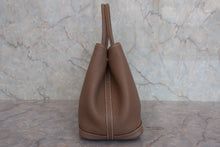 将图片加载到图库查看器，HERMES GARDEN PARTY TPM Negonda leather Etoupe gray □Q刻印 Tote bag 800070136
