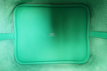 將圖片載入圖庫檢視器 HERMES／エルメス ピコタンロックエクラＭＭ トリヨンクレマンス/ヴォースイフト ミント/ヴェールボスフォール Z刻印 ハンドバッグ 800020073

