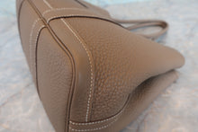 将图片加载到图库查看器，HERMES GARDEN PARTY TPM Negonda leather Etoupe gray □Q刻印 Tote bag 800070136
