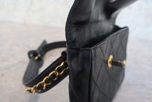 画像をギャラリービューアに読み込む, CHANEL/シャネル ビコローレウエストポーチ ラムスキン ブラック/ゴールド金具 ウエストポーチ 700120235
