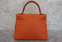 將圖片載入圖庫檢視器 HERMES／エルメス ケリー28 トリヨンクレマンス オレンジ ショルダーバッグ 800020129
