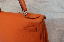 將圖片載入圖庫檢視器 HERMES／エルメス ケリー28 トリヨンクレマンス オレンジ ショルダーバッグ 800020129
