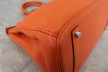 将图片加载到图库查看器，HERMES BIRKIN 35 Togo leather Orange □O刻印 Hand bag 800010192
