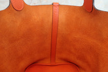 画像をギャラリービューアに読み込む, HERMES／エルメス ピコタンロックＭＭ トリヨンクレマンス オレンジ □R刻印 ハンドバッグ 700060281
