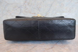 CHANEL/シャネル 中マトラッセシングルフラップチェーンショルダーバッグ ラムスキン ブラック/ゴールド金具 ショルダーバッグ 700030114