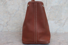 将图片加载到图库查看器，HERMES GARDEN PARTY PM Negonda leather Brown □K刻印  Tote bag 600070007
