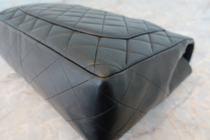 CHANEL/シャネル 中マトラッセシングルフラップチェーンショルダーバッグ ラムスキン ブラック/ゴールド金具 ショルダーバッグ 700030114