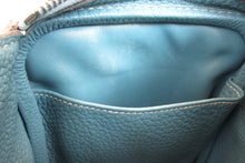 Load image into Gallery viewer, HERMES LINDY 30 Clemence leather Blue jean □O Engraving Shoulder bag 700060027

