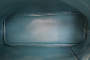HERMES／BOLIDE 31 Clemence leather Blue jean □I刻印 Shoulder bag 600040100