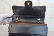 Load image into Gallery viewer, CHANEL Matelasse double flap double chain shoulder bag Lambskin Black/Gold hadware Shoulder bag 800060044
