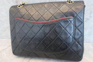 CHANEL Matelasse By color chain shoulder bag Lambskin Black/Red/Gold hadware Shoulder bag 600020127