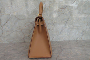 HERMES／エルメス ケリー28 クシュベル ナチュラル □B刻印 ショルダーバッグ 700050218