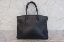 将图片加载到图库查看器，HERMES BIRKIN 30 Clemence leather Black □I刻印 Black 600100168
