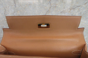 HERMES／エルメス ケリー28 クシュベル ナチュラル □B刻印 ショルダーバッグ 700050218