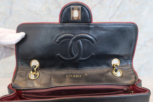 CHANEL/シャネル マトラッセバイカラーチェーンショルダーバッグ ラムスキン ブラック/レッド/ゴールド金具 ショルダーバッグ 600020127