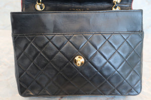 CHANEL Matelasse By color chain shoulder bag Lambskin Black/Red/Gold hadware Shoulder bag 600020127