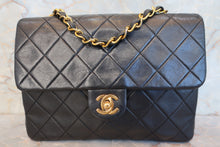 画像をギャラリービューアに読み込む, CHANEL/シャネル ミニマトラッセシングルフラップチェーンショルダーバッグ ラムスキン ブラック/ゴールド金具 ショルダーバッグ 700100117
