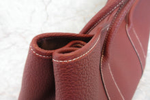 Load image into Gallery viewer, HERMES  GARDEN PARTY PM Steeple Negonda leather Rouge H T Engraving Tote bag 700010174
