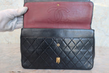 將圖片載入圖庫檢視器 CHANEL/シャネル マトラッセＷフラップＷチェーンショルダーバッグ ラムスキン ブラック/ゴールド金具 ショルダーバッグ 800060219
