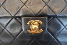 画像をギャラリービューアに読み込む, CHANEL/シャネル ミニマトラッセシングルフラップチェーンショルダーバッグ ラムスキン ブラック/ゴールド金具 ショルダーバッグ 700100117
