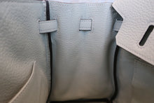 Load image into Gallery viewer, HERMES BIRKIN 25 Togo leather Gris neve B Engraving Hand bag 600070034
