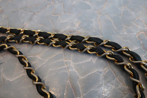 CHANEL Mini Matelasse single flap chain shoulder bag Lambskin Black/Gold hadware Shoulder bag 700090054