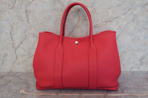 HERMES GARDEN PARTY PM Negonda leather Bougainvillier C刻印 Tote bag 500110019