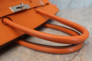 HERMES BIRKIN 35 Epsom leather Orange □L刻印 Hand bag 600040048