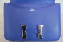 画像をギャラリービューアに読み込む, HERMES／エルメス コンスタンス3 24 ヴォーエプソン ブルーエレクトリック □O刻印 ショルダーバッグ 800010009
