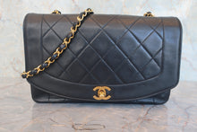 画像をギャラリービューアに読み込む, CHANEL/シャネル ダイアナマトラッセチェーンショルダーバッグ ラムスキン ブラック/ゴールド金具 ショルダーバッグ 800020141
