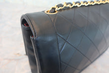 画像をギャラリービューアに読み込む, CHANEL/シャネル ダイアナマトラッセチェーンショルダーバッグ ラムスキン ブラック/ゴールド金具 ショルダーバッグ 800020141
