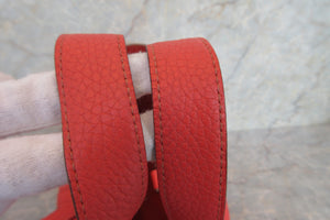 HERMES PICOTIN LOCK PM Clemence leather Rose jaipur □R刻印 Hand bag 700050199