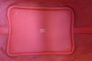 HERMES PICOTIN LOCK PM Clemence leather Rose jaipur □R刻印 Hand bag 700050199