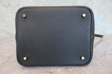 Load image into Gallery viewer, HERMES PICOTIN LOCK MM Clemence leather Black C Engraving Hand bag 800090077

