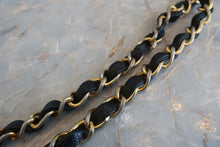 Load image into Gallery viewer, CHANEL  V-Stitch chain shoulder bag Caviar skin Black/Gold hadware Shoulder bag 800060215
