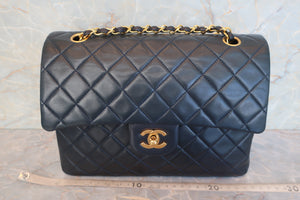 CHANEL/香奈儿 CF 双盖 双链 肩背包 羊皮 Navy/Gold hadware(藏蓝色/金色金属) 肩背包  600090104