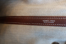 将图片加载到图库查看器，HERMES GARDEN PARTY PM Negonda leather Brown □K刻印 Tote bag 600080058
