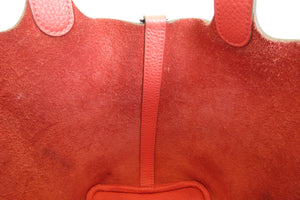 HERMES PICOTIN LOCK PM Clemence leather Rose jaipur □R刻印 Hand bag 700050199