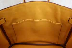 HERMES BIRKIN 25 Swift leather Soleil □M Engraving Hand bag 600050177